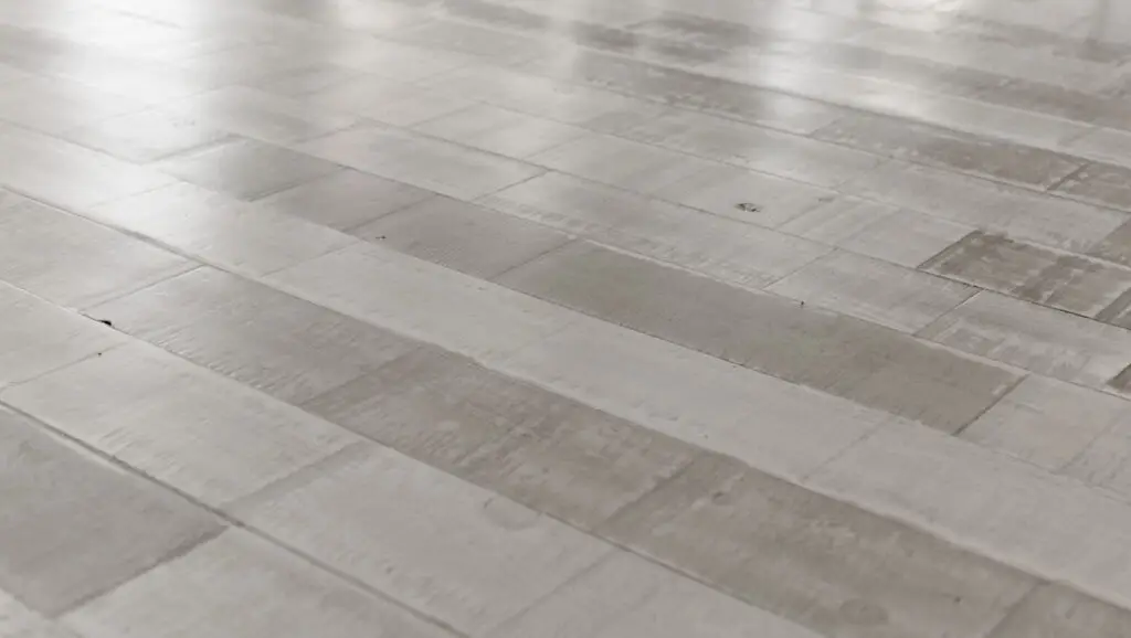 Matte wood floors